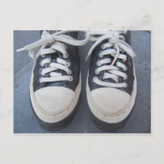Meine alten Schuhe Postkarte