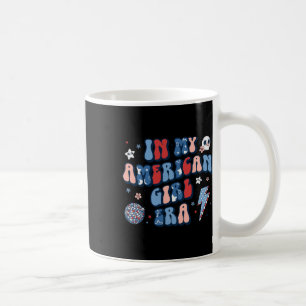 Meine amerikanische Mädchen Era Retro 4. Juli vier Kaffeetasse
