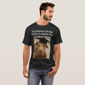 Meine amerikanische Pitbull Terrier ist T-Shirt (Vorne ganz)