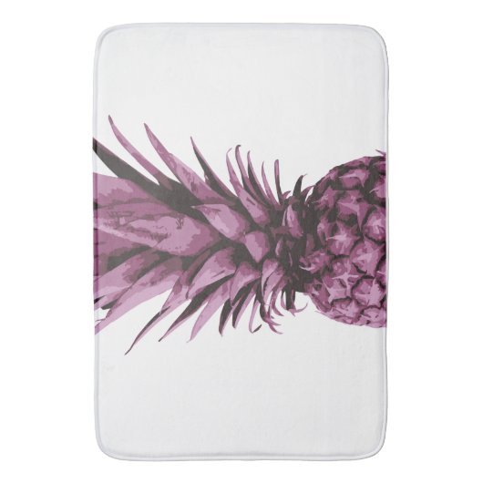 Meine Ananas-Matte Badematte (Vorderseite Vertikal)