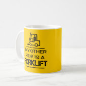 Meine andere Fahrt ist der Gabelstapler Kaffeetasse (Vorderseite Links)