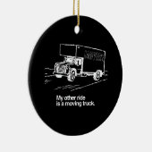 MEINE ANDERE FAHRT IST EIN BEWEGLICHER LKW KERAMIK ORNAMENT (Rechts)