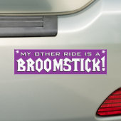 Meine andere Fahrt ist ein Broomstick Autoaufkleber (Auf Auto)