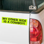 MEINE ANDERE FAHRT IST EIN COWBOY! AUTOAUFKLEBER (Auf Lkw)