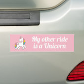 Meine andere Fahrt ist ein Einhorn Autoaufkleber (Auf Auto)
