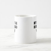 Meine andere Fahrt ist sein Bart-Motorradbart Kaffeetasse (Mittel)