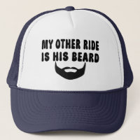 Meine andere Fahrt ist sein Bart-Motorradbart