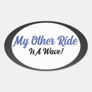Meine andere Fahrt Ovaler Aufkleber