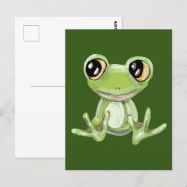 Meine andere Green Frog Friend Postkarte