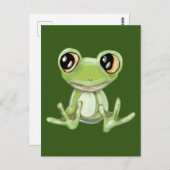 Meine andere Green Frog Friend Postkarte (Vorne/Hinten)