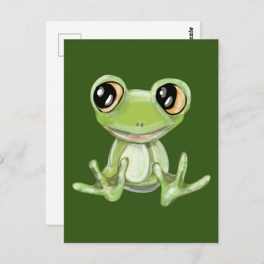 Meine andere Green Frog Friend Postkarte (Vorne/Hinten)