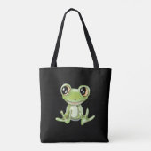Meine andere Green Frog Friend Schultertasche Tasche (Rückseite)