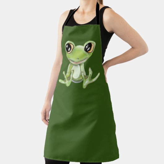 Meine andere Green Frog Friend Schürze (InSitu)