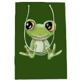 Meine andere Green Frosch Friend Medium Geschenkta Mittlere Geschenktüte (Vorderseite)
