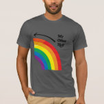 MEINE ANDERE HALBE RECHTS -.pnng T-Shirt<br><div class="desc">Wenn das Leben ein T - Shirt wäre, wäre es total schwul! Durchsuchen Sie mehr als 1.000 GLBT Spaß-, Pride-, Equality-, Slang- und Ehedesigns. Die einzigartigste Gay, Lesbian Bi, Trans, Que und Intersexed Apparel im Web. Alles von GAY bis Z @ www.GlbtShirts.com FINDET UNS AUF: THE WEB: http://www.GlbtShirts.com FACEBOOK: http://www.facebook.com/glbtshirts...</div>