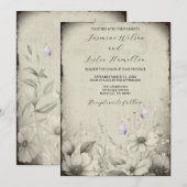 Meine andere Halbschmetterlingssonne-Wildblume Hoc Einladung (Vorne/Hinten)