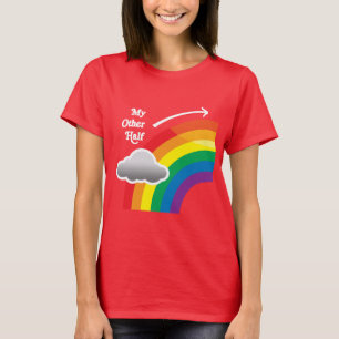 MEINE ANDERE HÄLFTE VERLASSEN - white.png T-Shirt