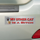 Meine andere Katze… Autoaufkleber (Auf Auto)