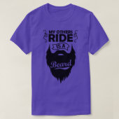 Meine andere Reise ist ein Bart Beard Handbeard lu T-Shirt (Design vorne)
