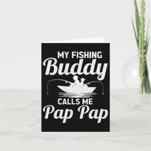 Meine Angelbuddies nennen mich Pap Pap Vatertag F Karte