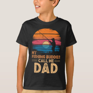 Meine Angelbuddies nennen mich Vater Retro Vintag T-Shirt