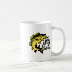 Meine Angelkumpels nennen mich Grandpa Fun Fish An Kaffeetasse
