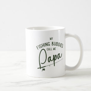 Meine Angelkumpels nennen mich Papa Vatertag Gesch Kaffeetasse