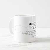 Meine Anmut ist für Thee genügend Kaffeetasse (Vorderseite Links)