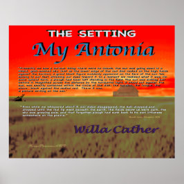 Meine Antonia-Einstellung Poster