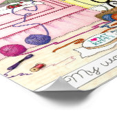 Meine Arbeit hier ist beendet Poster (Ecke)