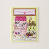 Meine Arbeit hier ist erfolgtes Puzzlespiel Puzzle (Vertikal)