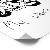 Meine Arbeit hier ist Poster gemacht (Ecke)