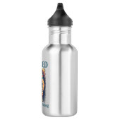 Meine Arbeit ist Fahrradfahren müde Edelstahlflasche (Rechts)