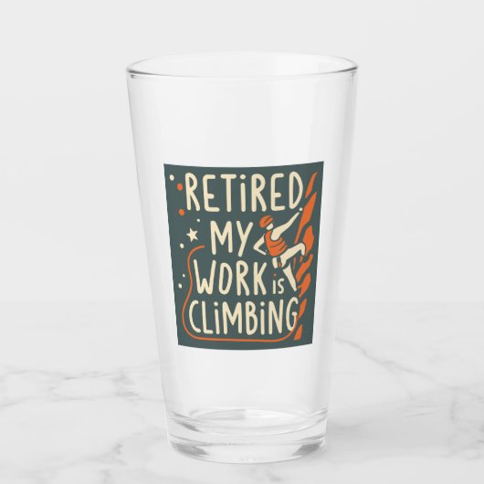 Meine Arbeit ist klettern Glas (Vorderseite)