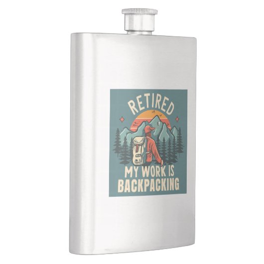 Meine Arbeit nachpacken Flachmann (Rechts)