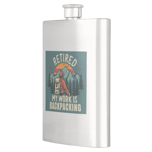 Meine Arbeit nachpacken Flachmann (Links)