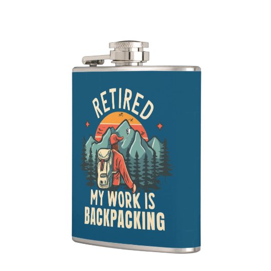 Meine Arbeit nachpacken Flachmann (Links)