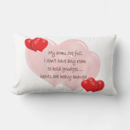 Meine Arme sind voll Lendenkissen