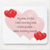 Meine Arme sind voll Mousepad (Vorne)