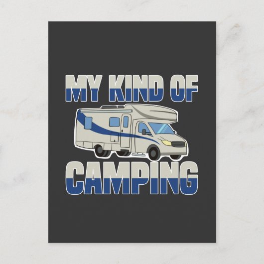 Meine Art Camping Funny RV Motorhome Postkarte (Vorderseite)