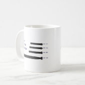 Meine Art der Fische Kaffeetasse (Vorderseite Links)