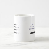 Meine Art der Fische Kaffeetasse (Mittel)