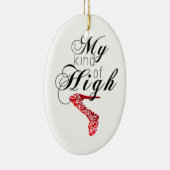 Meine Art des Hochs… Ferse Keramikornament (Rechts)