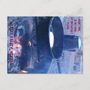 Meine Art Frühstück - Adlertal Postkarte