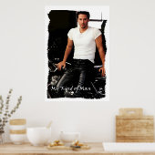 Meine Art Mann Keanu reeves Biker auf schwarz und Poster (Küche)