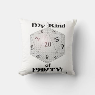Meine Art Party Spaß Würfel Gamer Epic Style Kissen