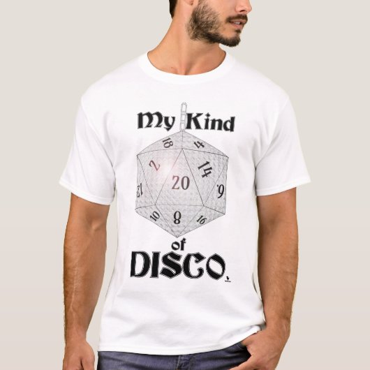 Meine Art von Disco-Spaß-Würfel-Spiel Spaß T-Shirt (Vorderseite)