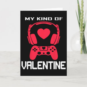 Meine Art Von Valentinstag-Gaming-Videospiel-Kontr Karte