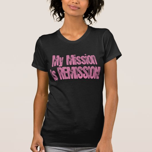 Meine Auftrag-Erlass-Krebs-T - Shirt-Rosa-Brust T-Shirt (Vorderseite)