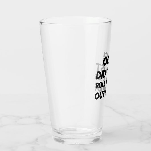 MEINE AUGEN AUSSCHLIESSEN GLAS (Rechts)